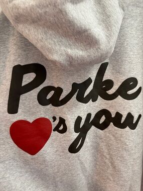 Parke Hoodie "Parke Loves You" Size XXL Valentine's Day